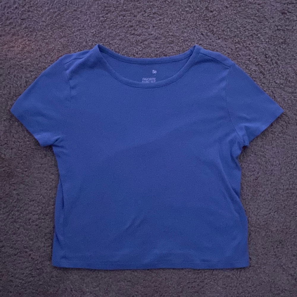 Blue Baby Tee